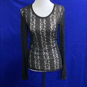 ✨NWT✨ BKE lace long-sleeve blouse